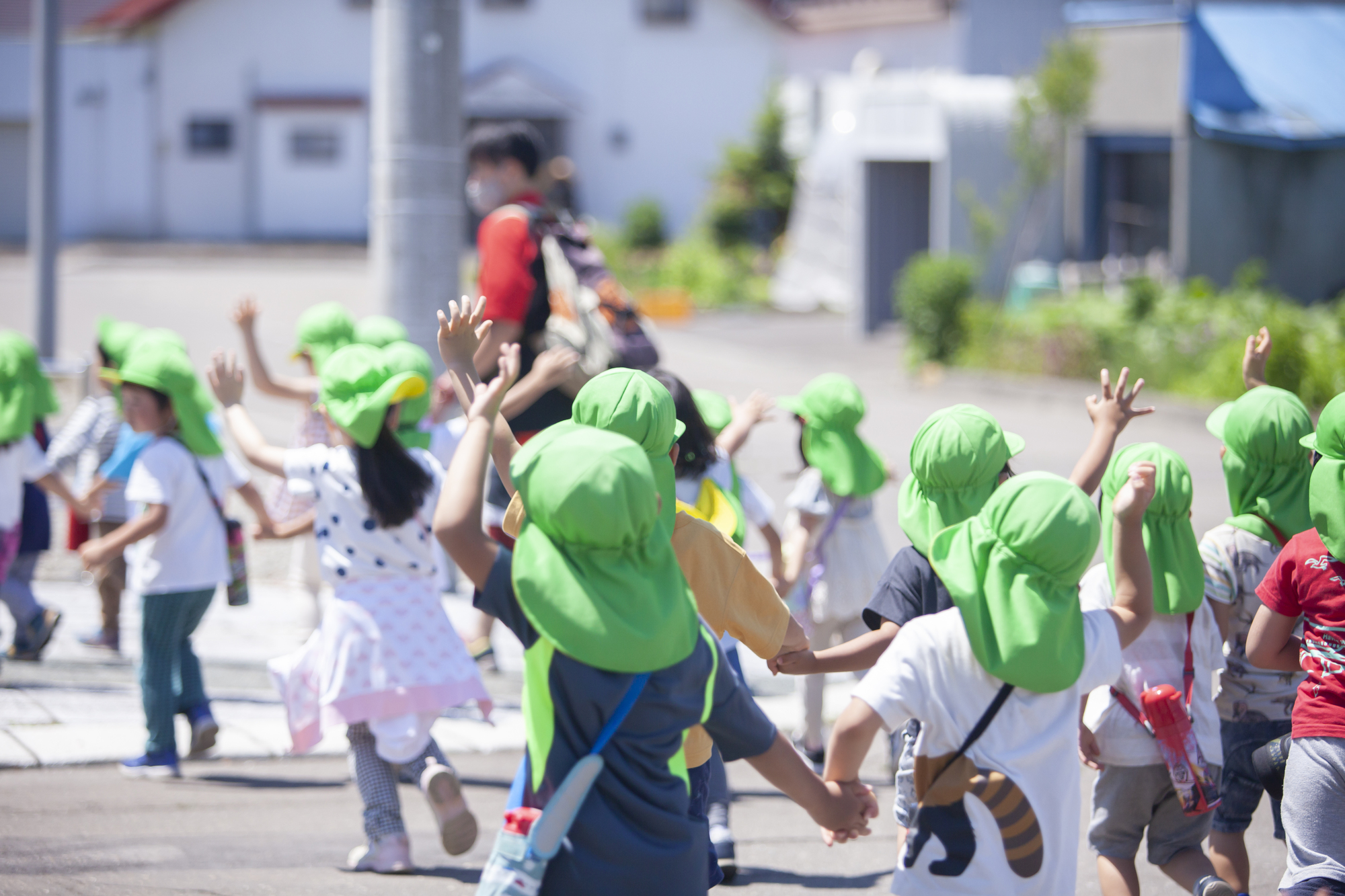 幼児の集団行動